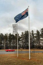 8m aluminium flagpole
